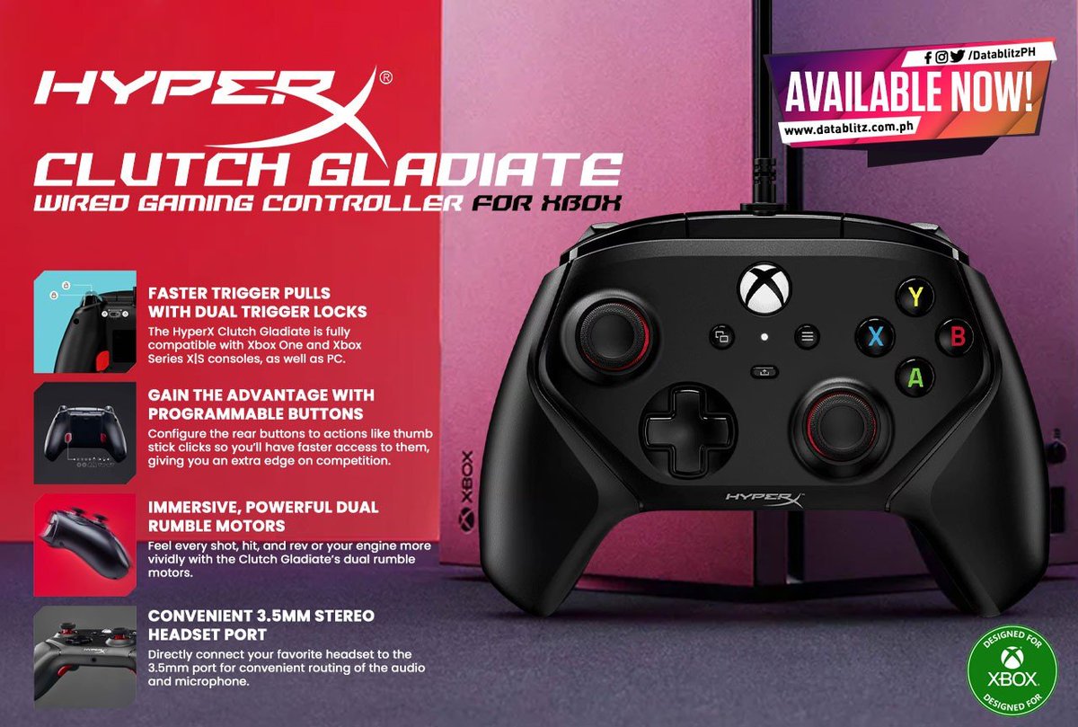 DataBlitz on Twitter "CONTROL THE HyperX Clutch Gladiate