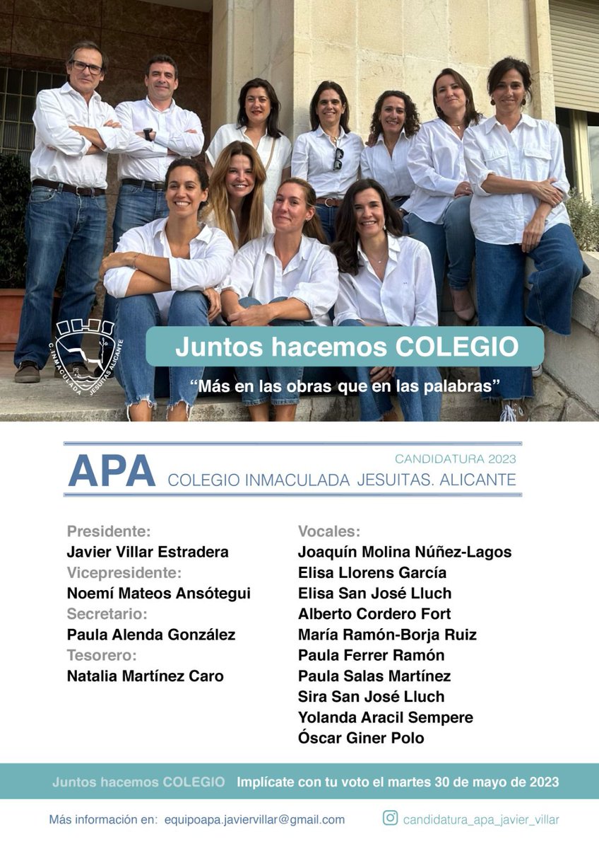 #candidaturajaviervillar #EleccionesApaJesuitas23