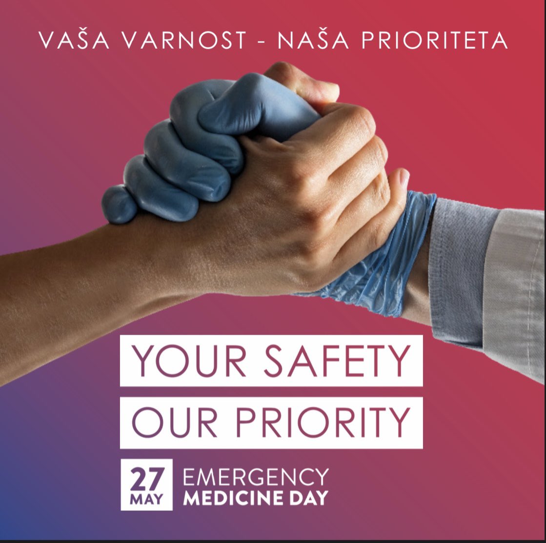 Še vedno lahko ponovim..
“As time goes by despite all the pressure, overtime, crazy madness, chaos and all.. I can say:
F**k it, I still love my job.”#EmergencyMedicineDay #DanUrgentneMedicine #27May <a href="/EmergencyDay/">Emergency Medicine Day</a> #UKCMb #UC