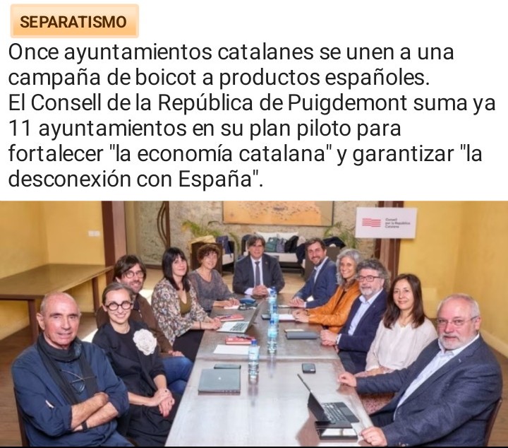 Si un español lee esto y no le hierve la sangre es que tiene horchata
Patriota es cuando el amor a #España es lo primero 
NaZionalista cuando lo primero es el odio a lo español
No pongas mas la otra mejilla y unete al #BoicotProductosCatalanes y dales donde les duele  SU CARTERA