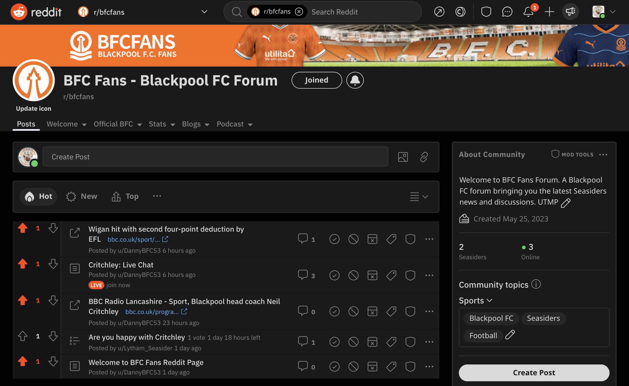 Blackpool fc deals forums