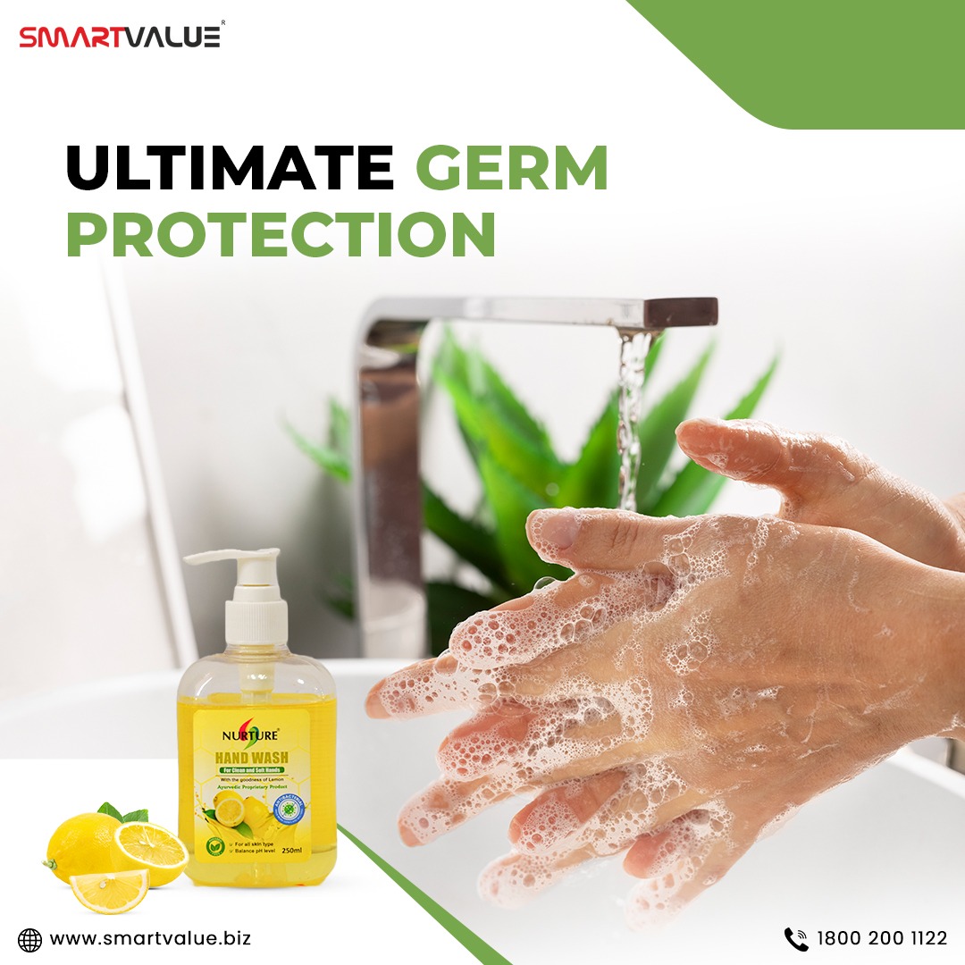 svpslindia's tweet image. 𝐃𝐞𝐚𝐫 𝐀𝐬𝐬𝐨𝐜𝐢𝐚𝐭𝐞𝐬,

Regular Use of Nurture Hand-wash helps to protect you &amp;amp; your family from a wide range of germs &amp;amp; bacteria.

𝗙𝗼𝗿 𝗠𝗼𝗿𝗲 𝗱𝗲𝘁𝗮𝗶𝗹𝘀 𝘃𝗶𝘀𝗶𝘁 smartvalue.biz

#smartvalue #handwashed #staysafe #health #lime