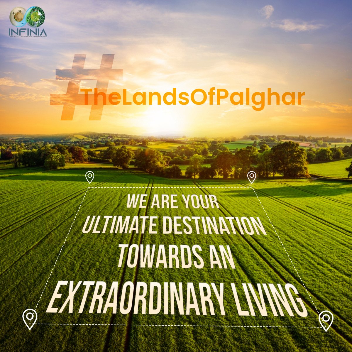 InfiniaPalghar's tweet photo. #TheLandsOfPalghar where nature meets luxury. Infinia is all set to make you feel the prosperity of Palghar City like no other.
#Infinia #UrbanLandSolutions #TheLandsOfPalghar #PalgharCityTour #UltimateDestination #ExtraordinaryLiving #NatureLife #Nature #Luxury #Palghar https://t.co/qcl3tQMHDB
