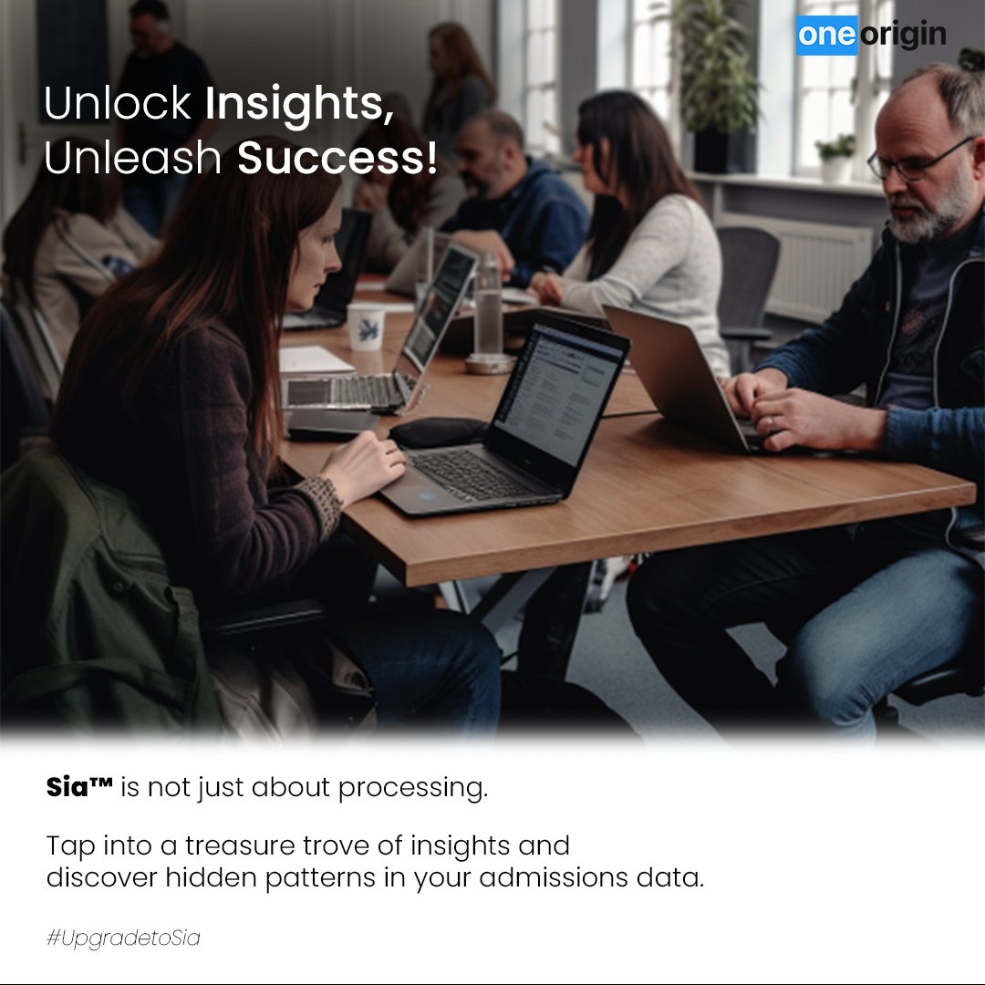 TheOneOrigin's tweet image. Using AI, Sia™ effortlessly extracts and analyzes data from transcripts, empowering admissions teams to make informed decisions and gain accurate insights to shape a successful enrollment strategy. Learn more- heysia.ai/transcript-pro…

#transcriptprocessing #automation #sia #ai