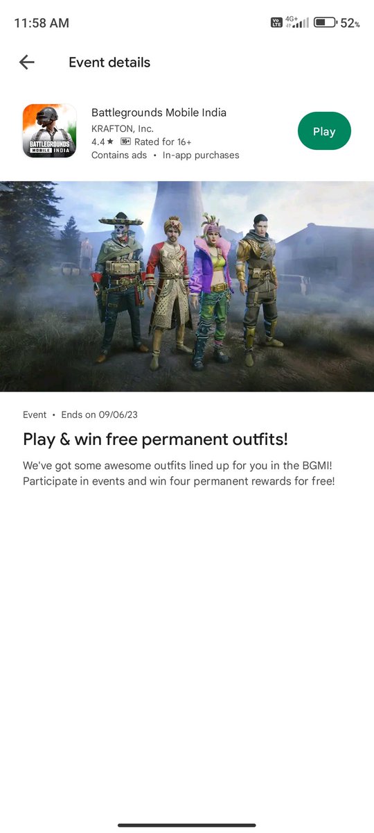 ig_sb_mobile's tweet photo. Finally 💫♥️ Sabar Ka Fal Milgeya 💫♥️

#bgmi #bgmiunban #pubgindia #pubgsqad https://t.co/2EwcXCiOxM