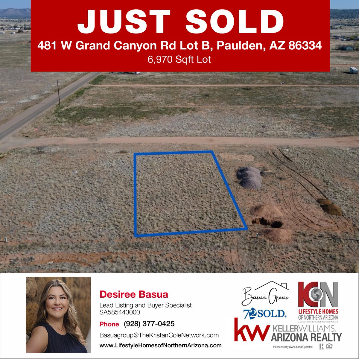 It was fantastic working with our clients to buy this property in Paulden!

Selling/buying a property? Contact Desiree Basua:
☎️ (928) 3770425
📧 Basuagroup@thekristancolenetwork.com
🌐 lifestylehomesofnorthernarizona.com

Check your home value here -> 
lifestylehomesworldwide.com/homevalue 

#vacantland