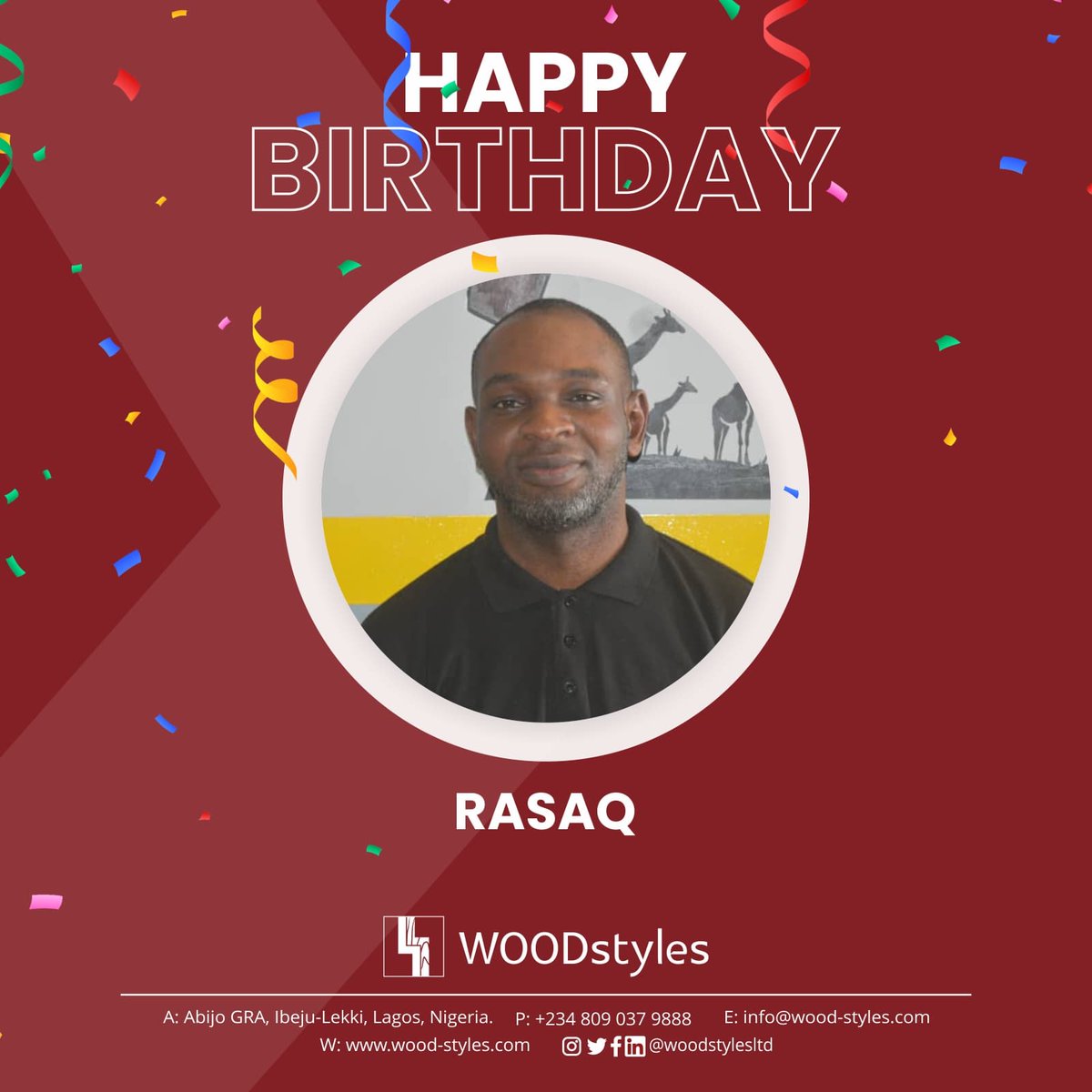 Happy Birthday Rasaq ✨✨

We hope you have an amazing day and year ahead.

From the WOODstyleRS 💓

#WOODstyleRS #woodstyles #woodstylesltd #birthdaywishescometrue #birthdayshout #interiordesign #joinery #interiorinspiration #woodstylesprojects #joinerydesign #fitout