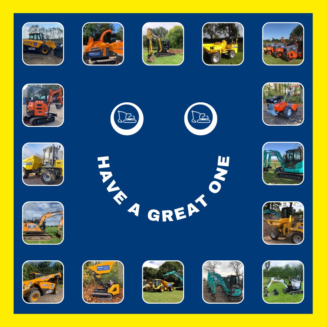 jacksonplantltd's tweet photo. Woohoo welcome to another long weekend! 🙌🏻🥳🎉

Have fun whatever you get up to! Our team will be back ready for your hires at 7.30am on Tuesday. 🚜📲

#jacksonplant #planthire #landscaping #construction https://t.co/YZiUPZjAOm