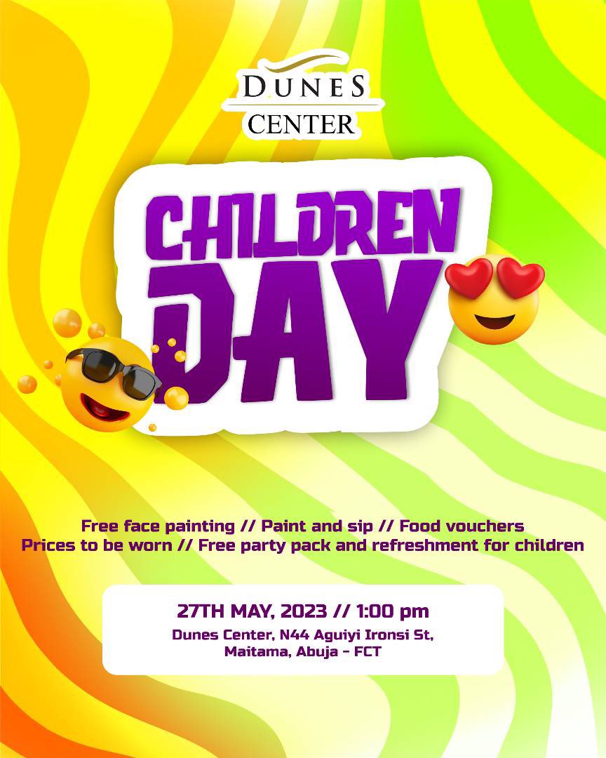 Fun places to take the kids to today:

1. Dunes Centre (Suya & co)
44, Aguiyi Ironsi Way Maitama Abuja