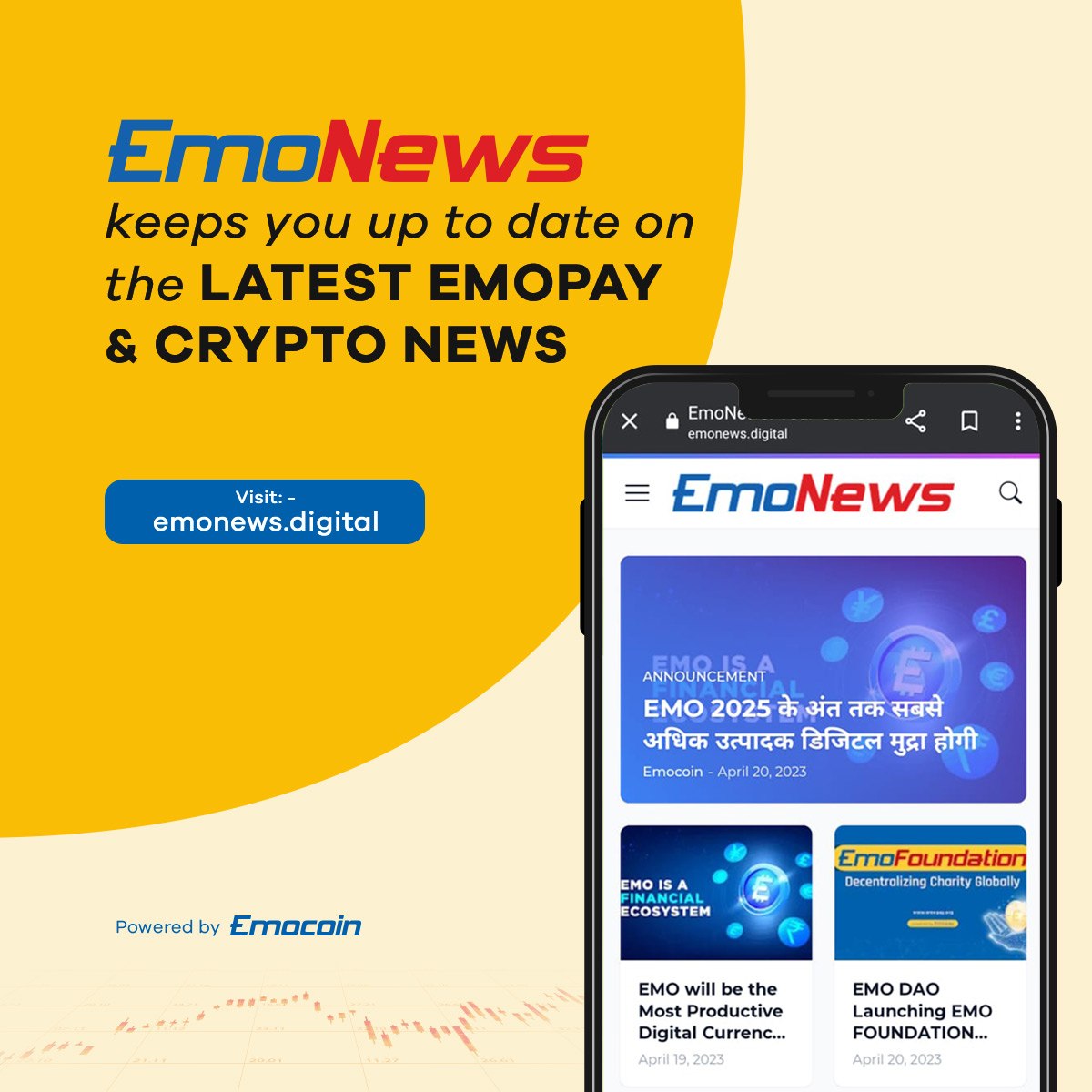 Emonews Your Window to the World of Emopay and Crypto.📚
Stay Informed and Stay Ahead! 💡

Check out here 👉🏻 emonews.digital

#EmonewsUpdates #EmopayNews #CryptoNews #Emocoin #StayInformed #FinanceNews #Emopay #news #Emonews #StayConnected #Crypto #SaturdayVibes #invest