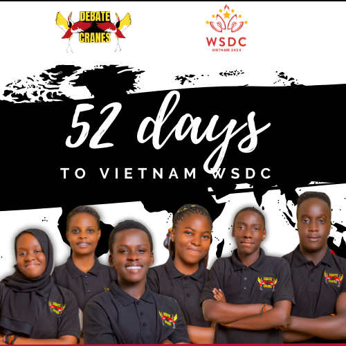 debate_afrika's tweet photo. #CountDownToWSDC
#debatecranes https://t.co/tr8zz7zRks