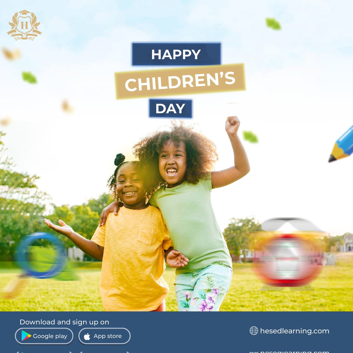 AndHesed's tweet photo. It's Children Day, and we send the best wishes to every child out there. π₯³π€
Happy Children's Day. π
.
.
#HesedLearning #childrenday #27may #celebrate #happychildrensday https://t.co/6hinKwmKcf