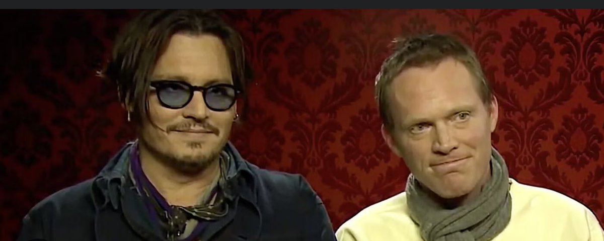 And also great friends. #PaulBettany #JohnnyDepp #Mordecai #TheTourist #Transcendence