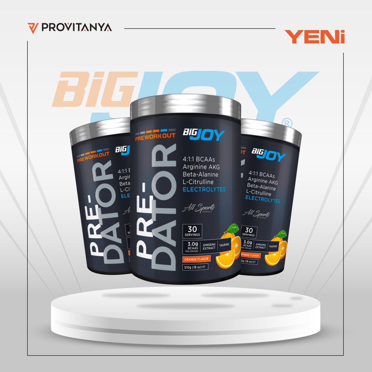 provitanyacom's tweet photo. 📣Bigjoy Pre-Dator Yeni Aroması Portakal Stoklarımızda!
.
https://t.co/2oDaJsOTUY
.
 #bigjoy #bigjoypredator #predator #preworkout #workout #exercise #provitanya #sporcubeslenmesi #vücutgeliştirme #fitnessmotivation #fitness #spor #fitnessaddict #mma #bodybuilding #gymlife https://t.co/XvuRPHS6nV