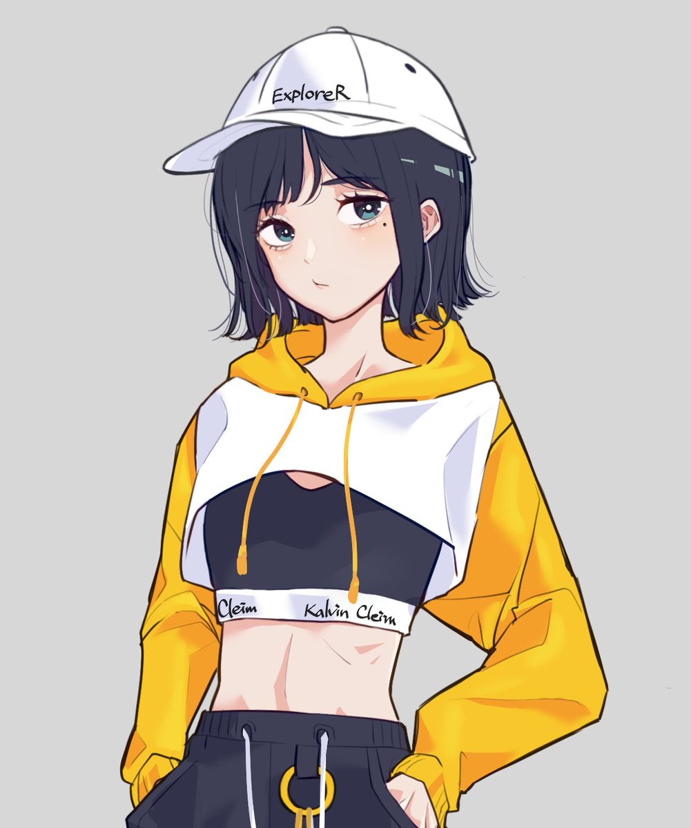 「外ハネボブかわいい」|黄燐☢️のイラスト