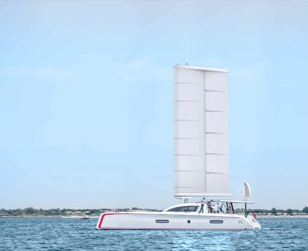 Concept for an 100% Electric Eco catamaran using automated responsive Ocean Wings. 

#sailing #oceantech #oceanwings #sailtech #ecosailing #sustainability #oceans #greentech