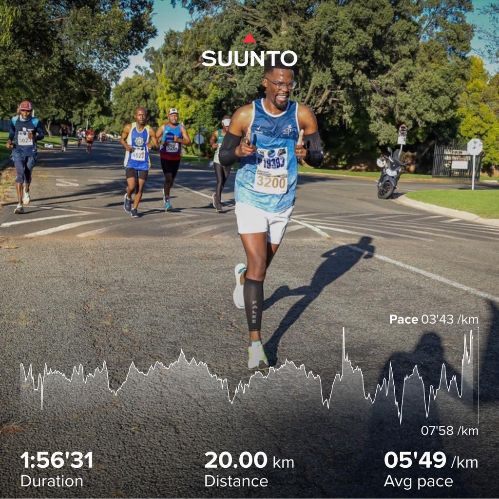 Weekend Long Run 🏃🏿‍♂️ ✅  14 days 

#RWSACxSAA 
#RunningWithSoleAC 
#RWSACxSouthernSun
#RWSACxDKMSAfrica
#RWSACxBudgetInsurance
#skhindigangcoaching
#Comrades2023
#UltimateHumanRace