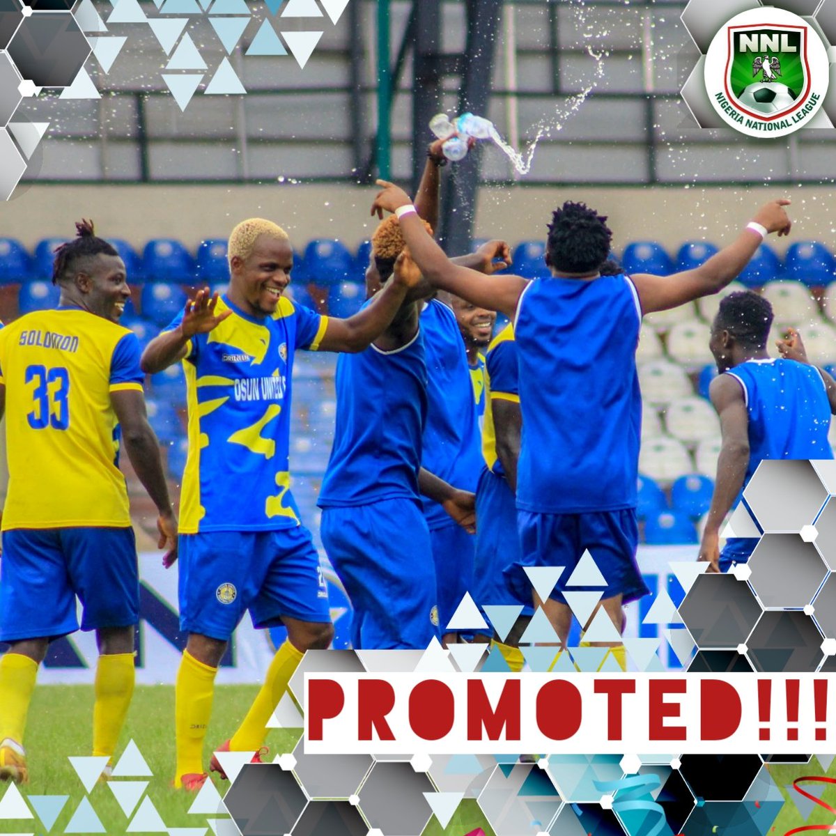 C  H  A  M  P  I  O  N  S💖👐🎊🎉💫

Good Morning World 🌍 ☁️
Good Morning NNL⚽💪🦾
#OmoluabiGiants are here.

#BelieveAndAchieve