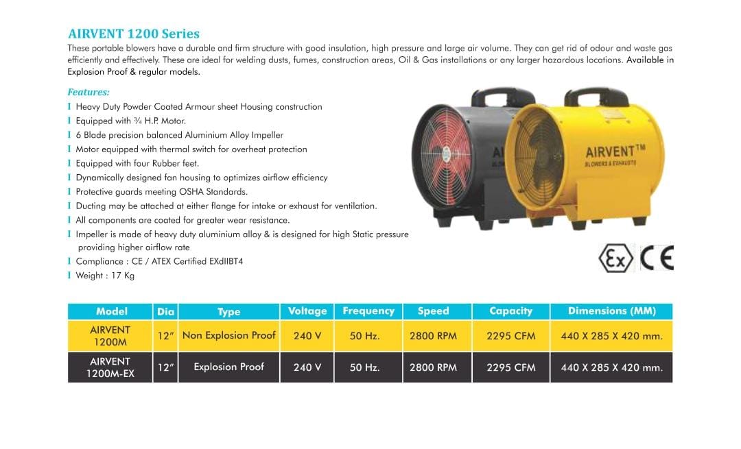 Safetycomefirst's tweet image. Airvent Blower Duct for confined space working
#confinedspacewrking #confinedspacesafety #confinedspaceblower #airventblower #airventflameprrofblower #atesblower #safetyblower #safety #safetyproducts #thadhani #industrialblower #airventmex #airventmexblower #ganeshchhaya