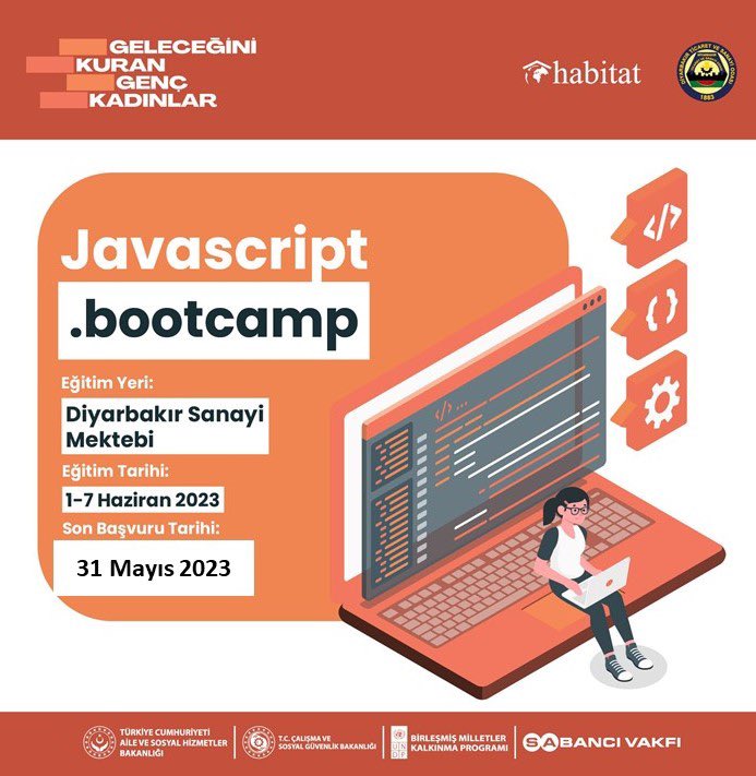 "JAVASCRİPT AKADEMİSİ" başlıyor. Eğitim, atölyeler, mentorluk, eşleştirme desteği ve mülakat denemelerinden oluşan program GENÇ KADINLAR için. Sen de başvur, becerilerini geliştir, nitelikli işlerde istihdama katıl!

Başvuru 🔽
forms.gle/WBo4KKEvtnu6Gp…