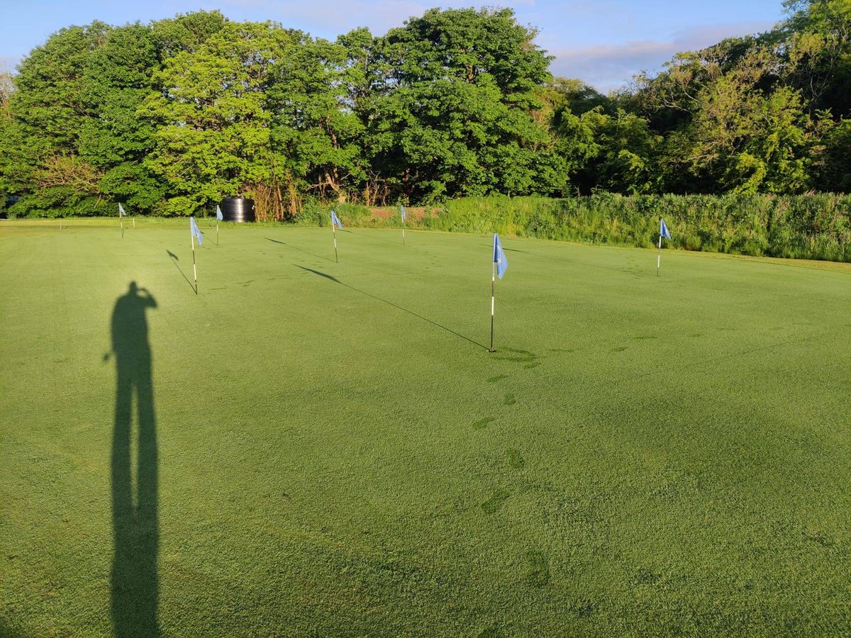 The sun is shining for the first day’s practice on our new Academy short game area and it's looking amazing! No excuses now for not getting up and down!  

We also hope everyone  enjoys Stephen Bree Pro's Day being held today.  ⛳️
