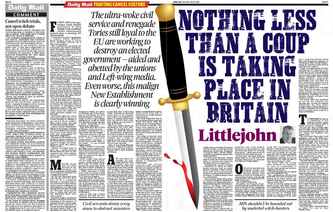 Today's Daily Mail is ramping up the anti-woke paranoia with some strikingly violent imagery. Is this really what @Sainsburys @LloydsBank & @LidlGB want to align themselves with?