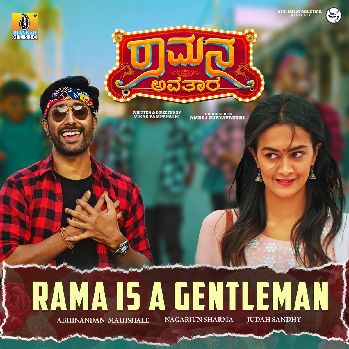 First song from my next movie Ramana avatara.  So excited about this one. Listen to it right now people:) 

youtu.be/gcSFAs2NmfM