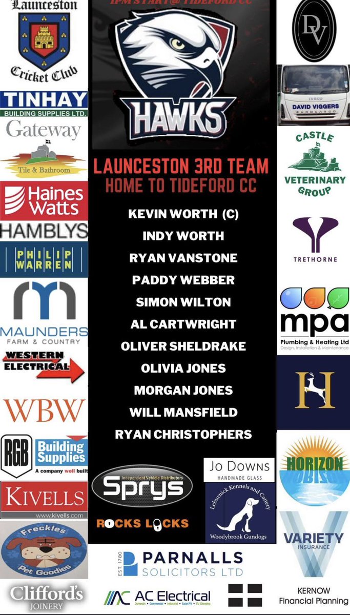 launcestoncricket (@lansoncricket) on Twitter photo 1sts travel to <a href="/GrampoundRoadCC/">Grampound Road CC</a> 2nds host St Stephen CC and the 3rds host <a href="/tidefordcricket/">Tideford Cricket</a> 1sts travel to <a href="/GrampoundRoadCC/">Grampound Road CC</a> 2nds host St Stephen CC and the 3rds host <a href="/tidefordcricket/">Tideford Cricket</a>