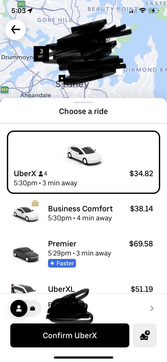 Sophie Walsh on Twitter "A tale of two Ubers, same location, same