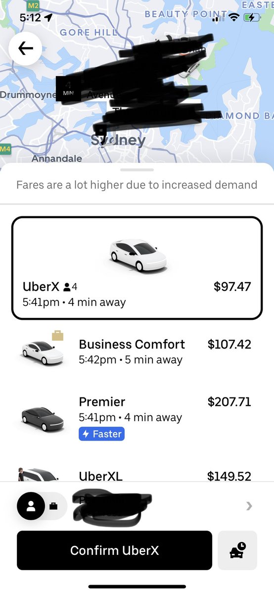Sophie Walsh on Twitter "A tale of two Ubers, same location, same