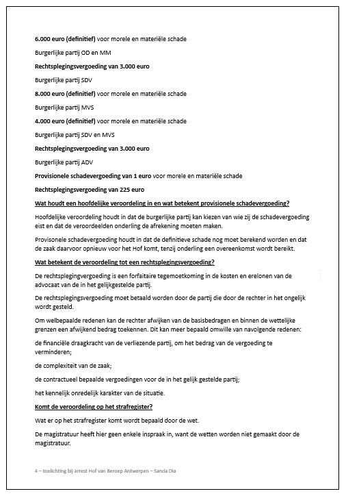 jurinfo_eric's tweet photo. Welke straffen kregen de reuzegommers nu eigenlijk opgelegd? 
Gaat het enkel over een werkstraf en 400 euro geldboete? 
Wat houdt de werkstraf in? 
Wat gebeurt er als die niet wordt uitgevoerd? 
Welke schadevergoedingen moeten betaald worden? 
Quid met het strafregister.
Is er sprake van klassejustititie?

Op deze en andere vragen probeer ik zo een duidelijk mogelijk antwoord te geven in de hoop een einde te stellen aan al het fake nieuws dat her en der verspreid wordt.

De volledige toelichting kan u hier lezen: https://t.co/w69LvRfgD6

Via deze link kan u ook klikken op de verschillende links.

Hieronder vindt u de 4 eerste bladzijden.
#reuzegommers #sandadia