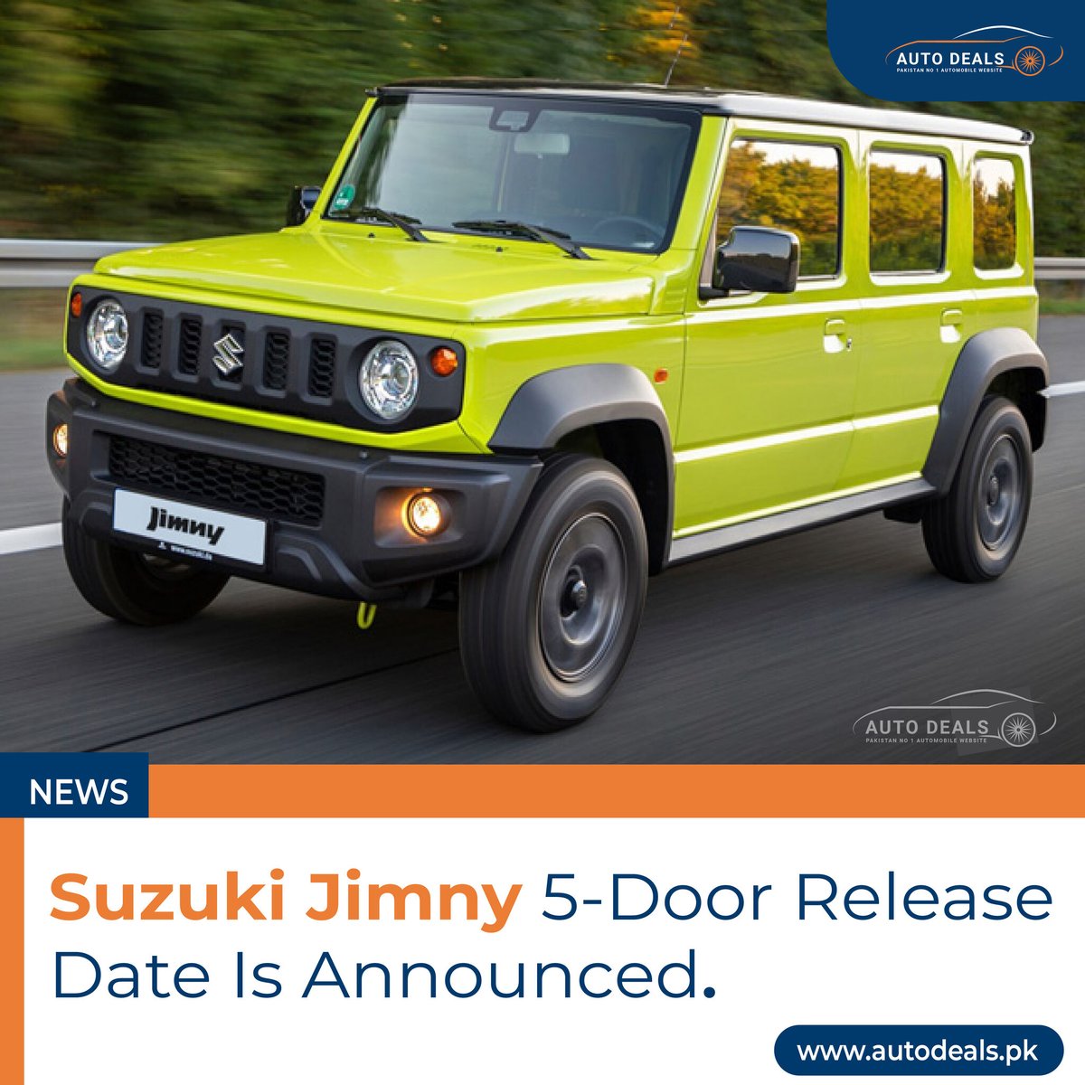 Suzuki Jimny 5-Door Release Date Is Announced.
Visit Our Website: autodeals.pk
#Hondacar #carlover #carupdate #safedrive #autodeal