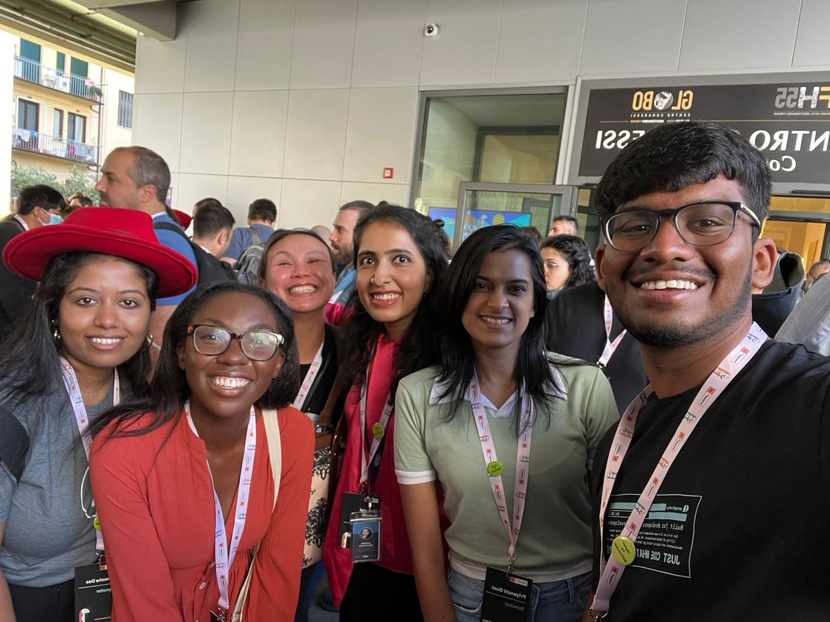 Saurav Jain (Open Source + Communities) (@sauain) on Twitter photo I have been to so many conferences in the last few months 🤩
Python Italy (<a href="/pyconit/">PyCon Italia</a>) is the first conference where the majority of speakers are women, and 4 out of 5 keynoters are women 💯
Proud to be part of such an amazing community ❤️ I have been to so many conferences in the last few months 🤩
Python Italy (<a href="/pyconit/">PyCon Italia</a>) is the first conference where the majority of speakers are women, and 4 out of 5 keynoters are women 💯
Proud to be part of such an amazing community ❤️