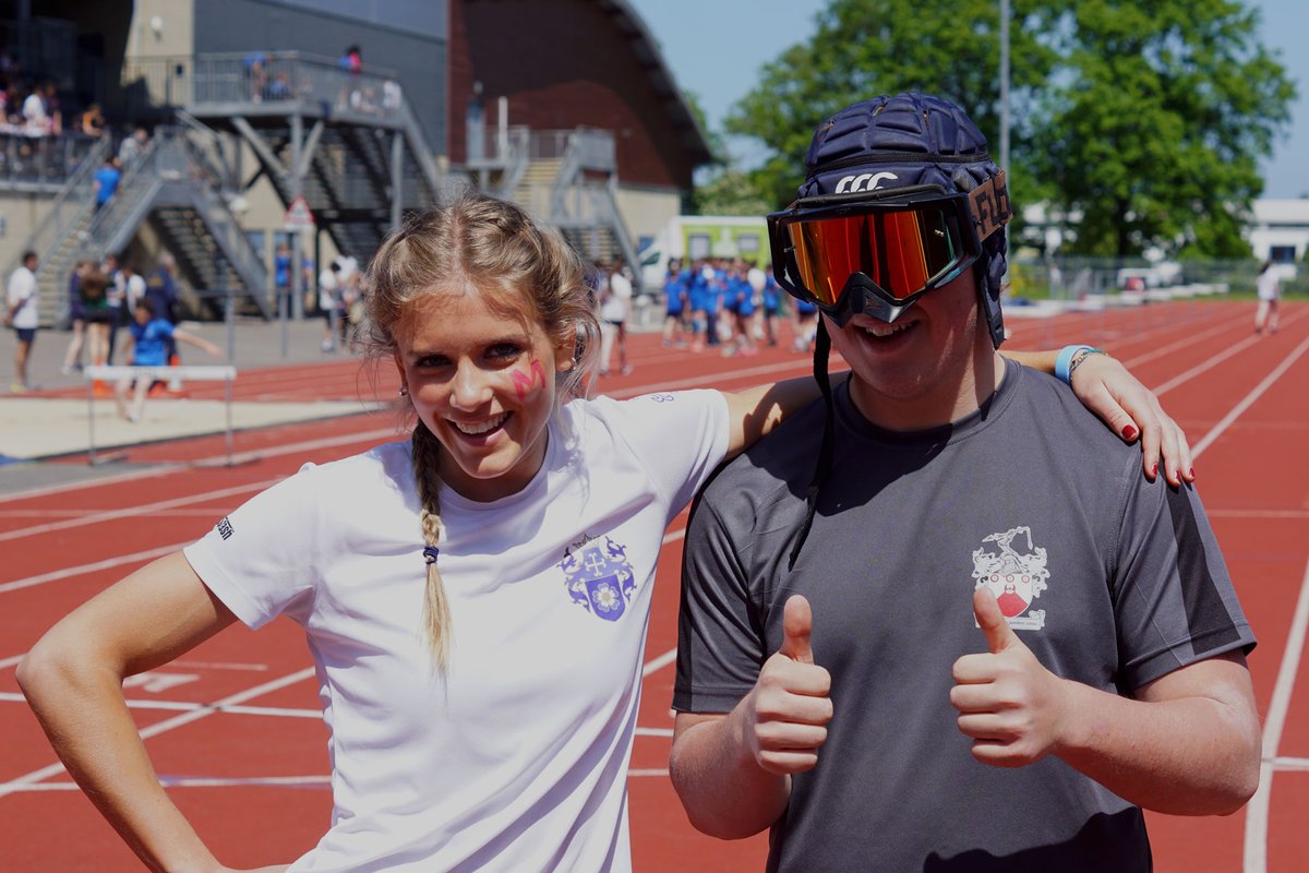 There was something about the way that <a href="/worthschool/">Worth School</a> #SportsDay started that seemed to set the tone for all that was to follow... 

In no particular order: participation, volunteering, humour, competition, House spirit, celebration, compassion, skill and the breaking of records.