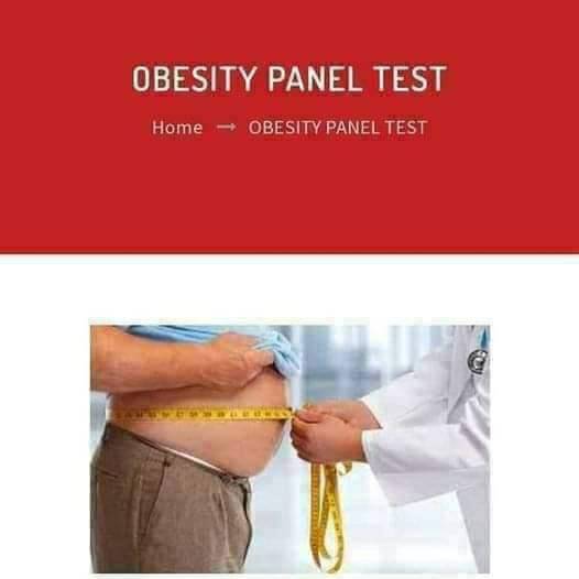 OBESITY PANEL TEST
For more details please contact us at 
📞+91- 9810043684
#labgeetacolony #surepathlab #delhi #noidacity #delhi #noida #ildprofile #labtest #meerut #jaipur #Lucknow #thyroid #rheumatoid 
#thyroid #bloodtest #diabetestest #diabetes #obesity