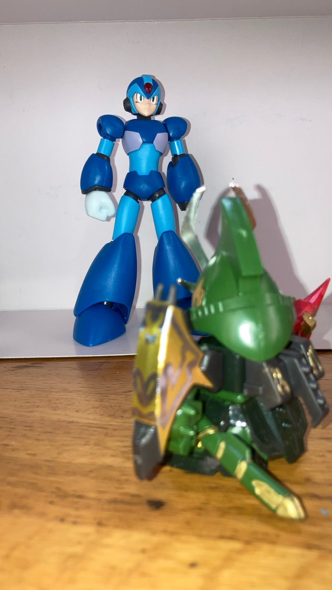 Musashingman's tweet image. コトブキヤのプラモ「ロックマンX」を作ってみました。
#ロックマン #ロックマンX #エックス #若殺駆頭 #コトブキヤ #プラモデル好きと繋がりたい