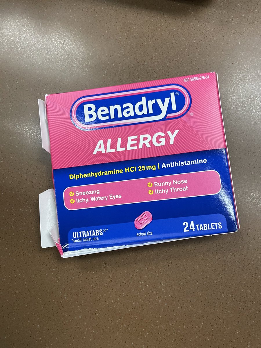 Not the Benadryl challenge at work https://t.co/S4fFEO34v7