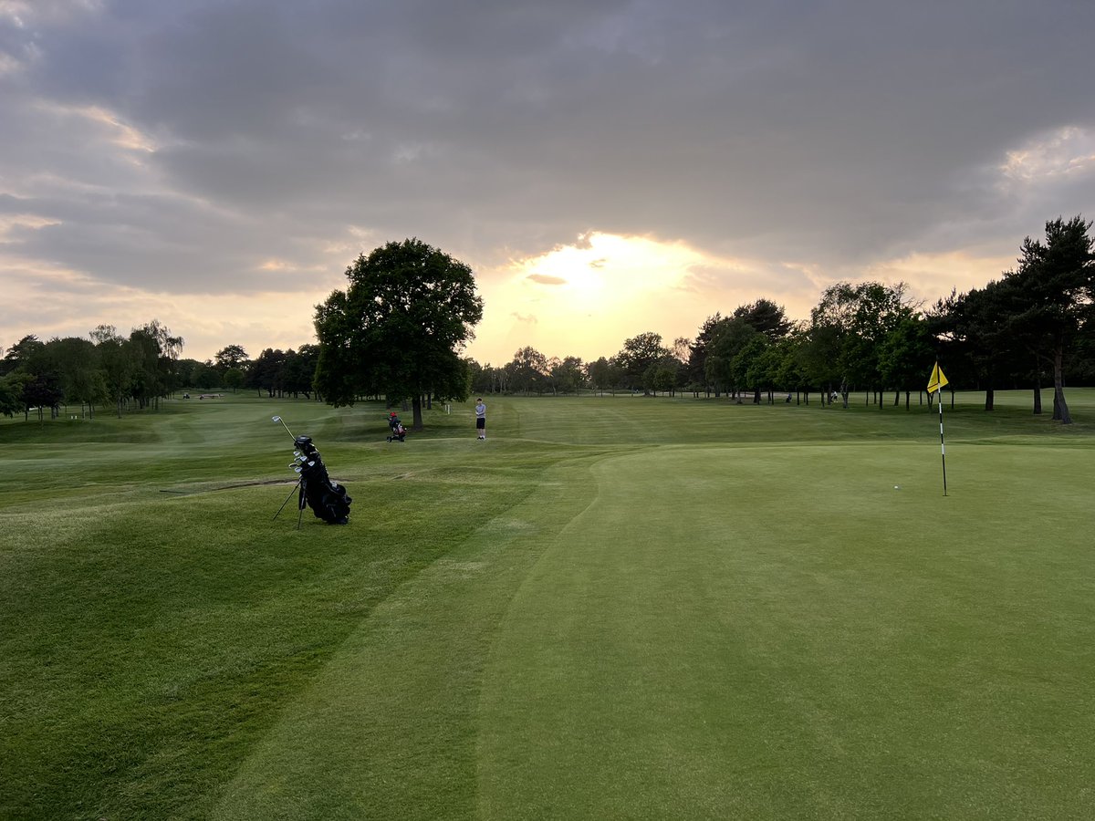 leeavy's tweet photo. Pretty apt on #TrebleDay my chip off the old block broke 100 in his first ever full 18 hole comp @RingwayGolfClub with a 99!
A year ago cudnt get him to hit a ball with me, now he can’t get enough of it!
It’s a dream come true, he’s the best company in the world.
#ProudDad ♥️🙏🏌️‍♂️ https://t.co/ErFG7ZRWBl