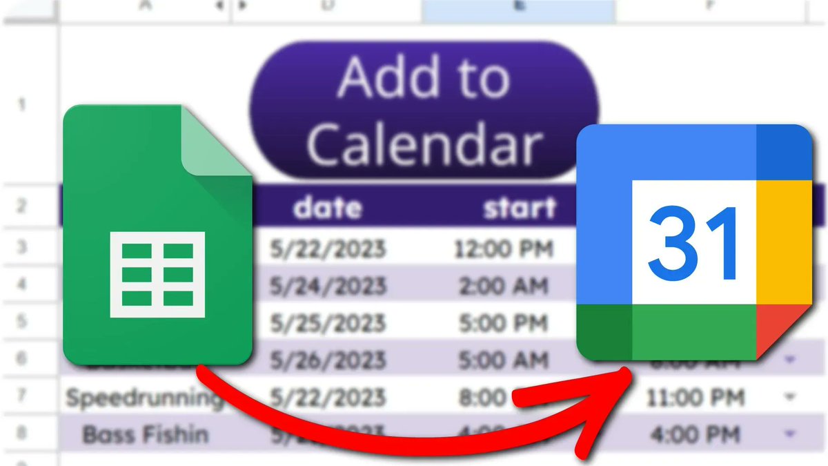 macronimous's tweet image. #GoogleSheets – How to Automatically Post Events to Google Calendar with Apps Script buff.ly/432hJLw #GoogleAppScript
