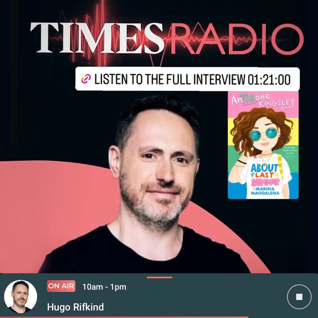 I had an enjoyable catch up with Hugo Rifkind at times radio over the weekend. We chatted Antigone Kingsley, neurodiversity and ADHD girls! You can catch it here… thetimes.co.uk/radio/show/202… #aboutlastsummer #antigonekingsley #bookreview #adhd #adhdgirls @TimesRadio @hugorifkind