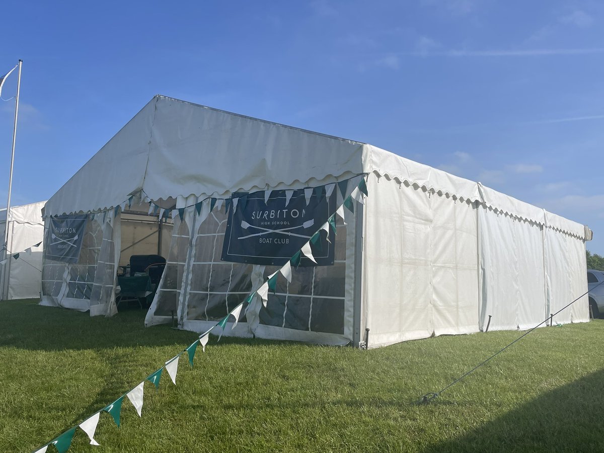 And <a href="/SurbitonRowing/">SHS || Rowing</a> are ready for day 2 <a href="/nsr_uk/">National Schools' Regatta</a> …. Yes Surbiton