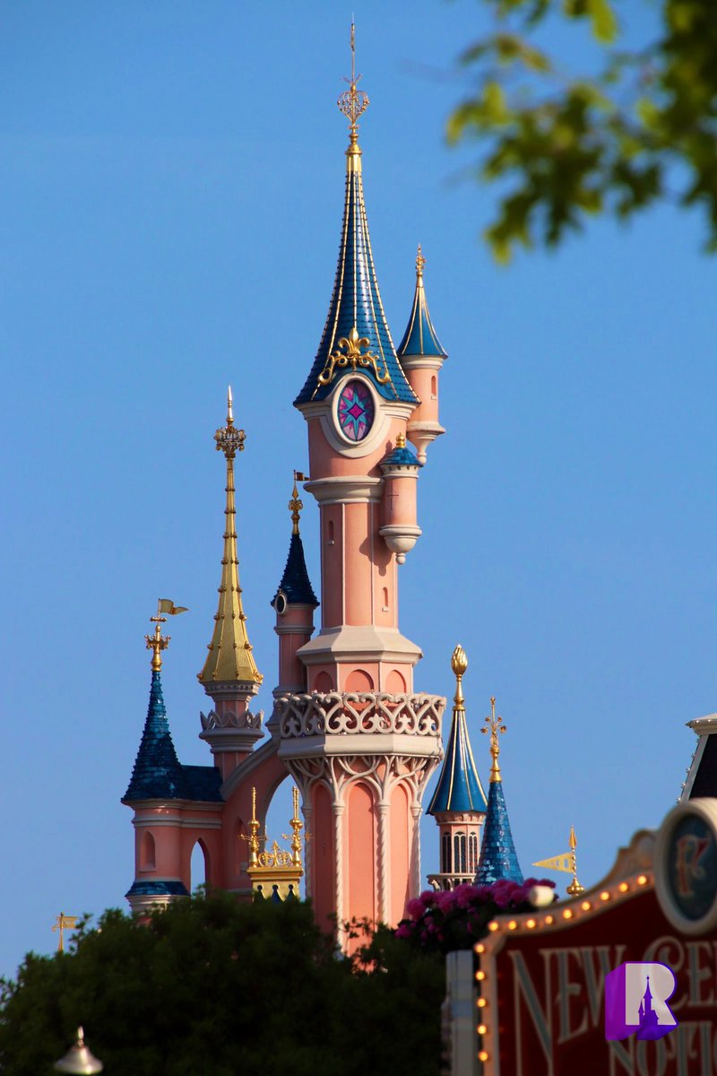 Morning sun at Sleeping Beauty Castle ☀️