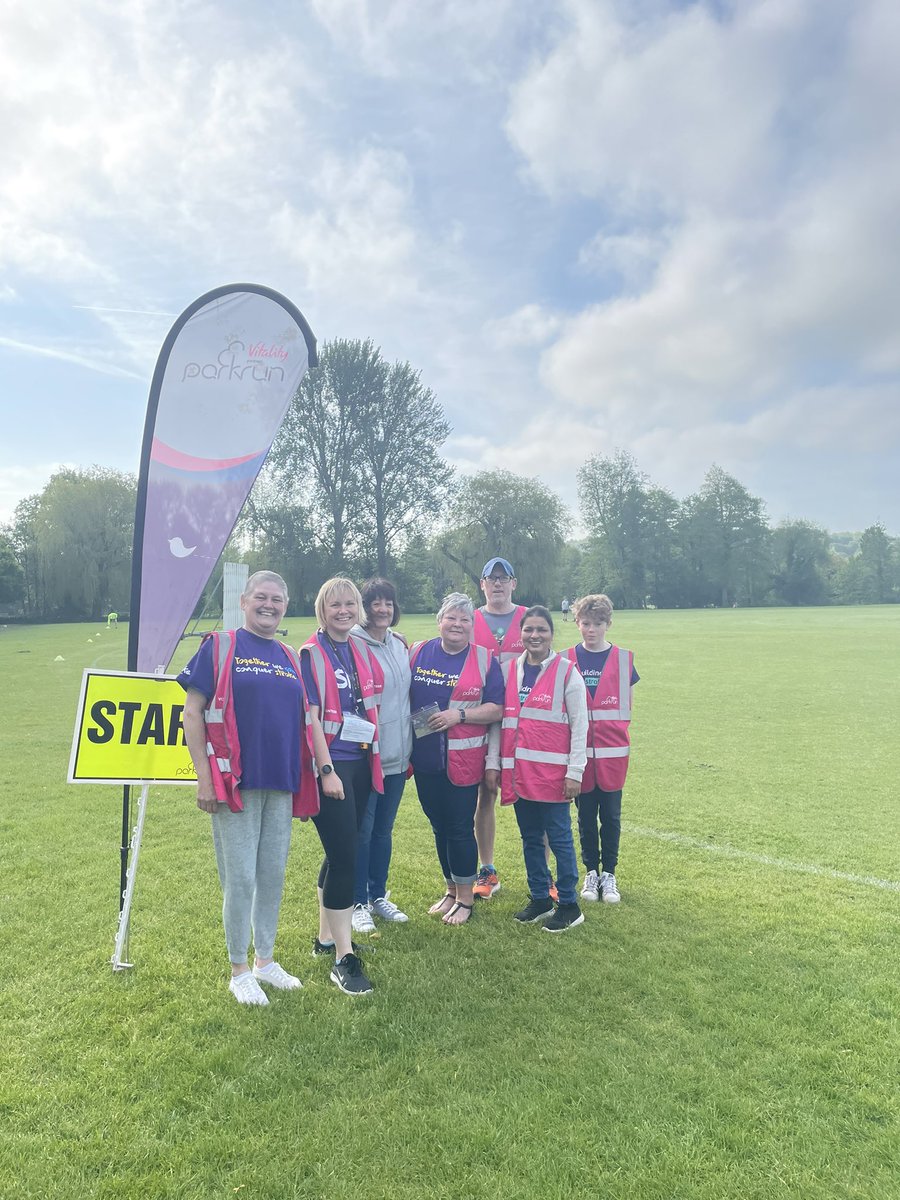 Twyford HASU (@twyfordhhft) on Twitter photo Good morning from Winchester Park Run! This morning <a href="/TwyfordHHFT/">Twyford HASU</a> are volunteering at park run to raise awareness of stroke!
Thank you to our amazing staff who pulled themselves from their beds on their day off to be here!
<a href="/HHFTnhs/">Hampshire Hospitals</a> <a href="/TheStrokeAssoc/">Stroke Association</a> Good morning from Winchester Park Run! This morning <a href="/TwyfordHHFT/">Twyford HASU</a> are volunteering at park run to raise awareness of stroke!
Thank you to our amazing staff who pulled themselves from their beds on their day off to be here!
<a href="/HHFTnhs/">Hampshire Hospitals</a> <a href="/TheStrokeAssoc/">Stroke Association</a>