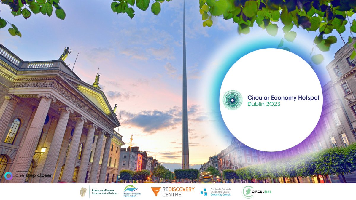 We’re excited to be working with Circular Economy Hotspot Dublin 2023 to drive public engagement in circular economy action. Creating a tangible positive impact legacy.

Vote here to help allocate the €10,000 Legacy Project Fund. onestepcloser.to/circular-econo…