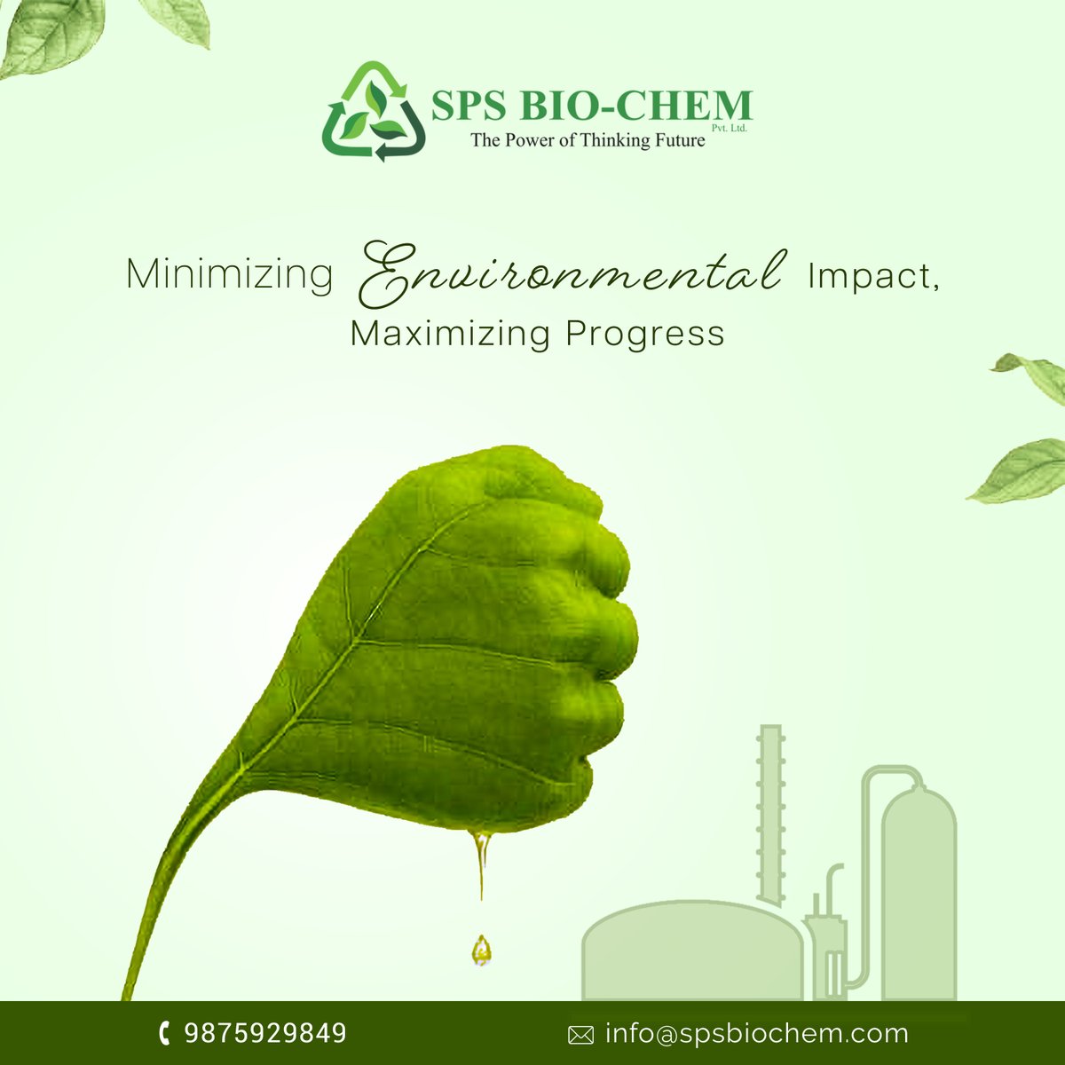 SPS Bio Chem's bio gas revolutionizes sustainability and fuels progress! Witness the power of eco-friendly innovation as we harness bio gas to minimize environmental impact while propelling progress to new heights. #environment #sustainability #ecoliving #biodegradable #biogas
