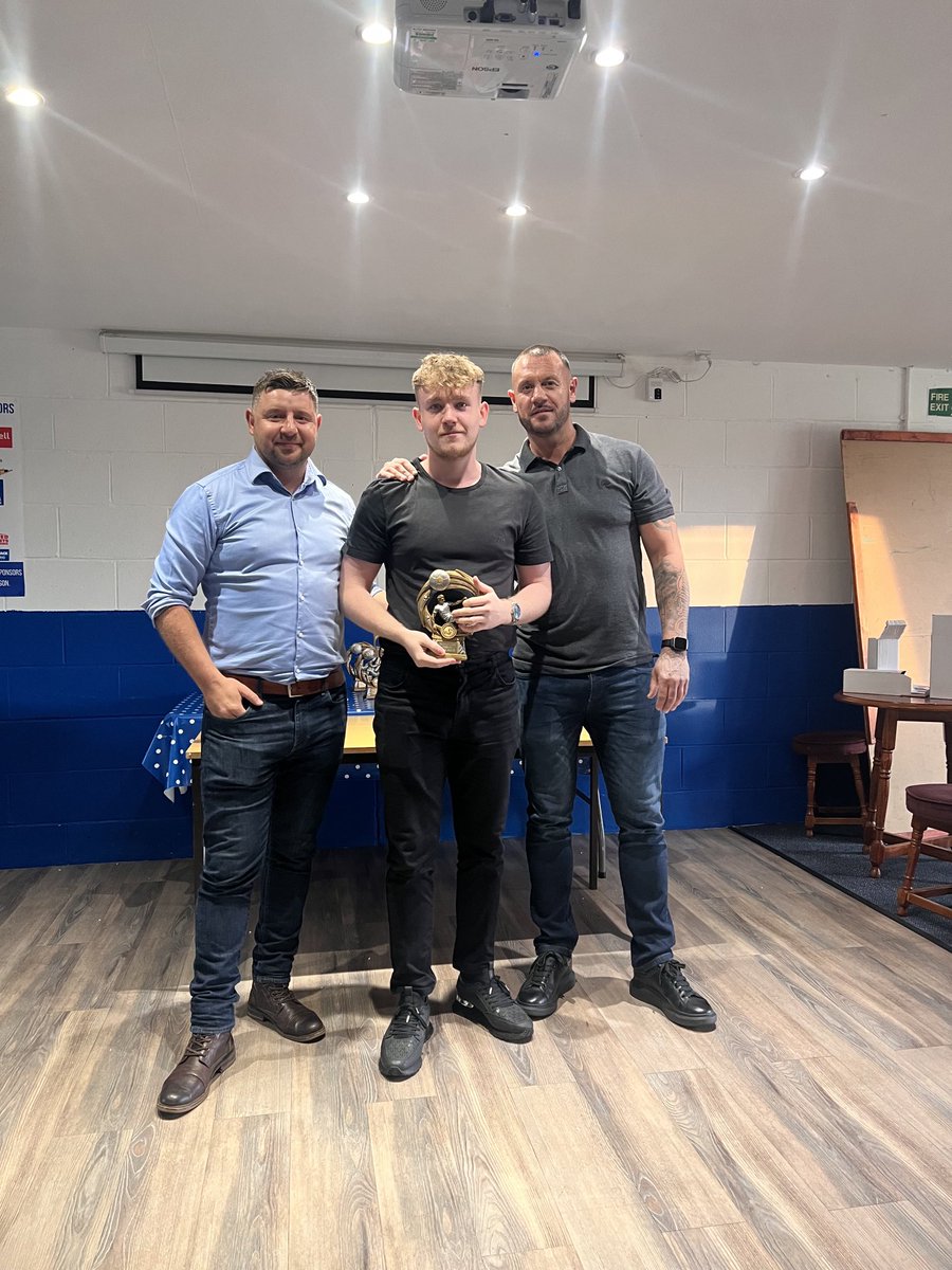 BTReserves's tweet image. Having had an unbelievable season, Craig &amp;amp; Mark decided it was only right that Jack Woolgrove picked up a CV joint managers player of the season award. Well done Jack 🙌