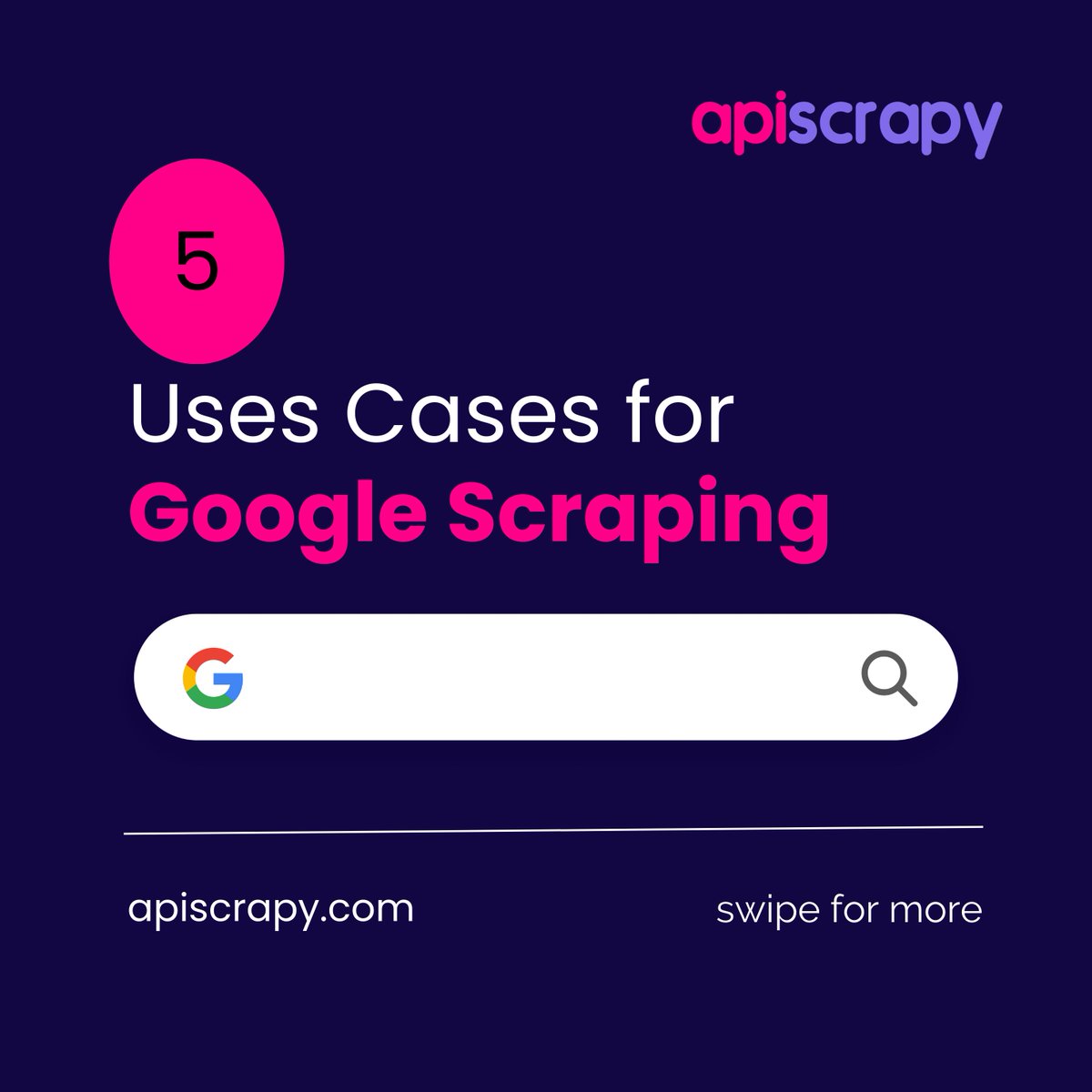 aimleap's tweet image. 5 Uses Cases for Google Scraping.
Follow the link in the comments for more details.
#googlescraper #googledata #googledatascraping #google
#api #apidevelopment #datascience #bigdata #databasesupplier #dataanalytics #datacenter #datascientist #datavisualization #datasecurity