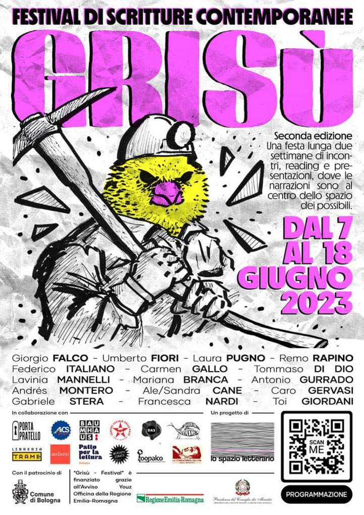 Fausto Paolo Filograna (@f_p_filograna) on Twitter photo Festival di scritture contemporanee a Bologna per Lo spazio letterario.
Con, tra gli altri, Giorgio Falco, Umberto Fiori, Laura Pugno, Remo Rapino,Federico italiano, Carmen Gallo, Tommaso di Dio, Lavinia Mannelli.
<a href="/FedeItaliano76/">Federico Italiano</a>, <a href="/carmengallo_/">carmen gallo</a> <a href="/laura_pugno/">Laura Pugno</a> <a href="/tommasodidio/">tommaso di dio</a> Festival di scritture contemporanee a Bologna per Lo spazio letterario.
Con, tra gli altri, Giorgio Falco, Umberto Fiori, Laura Pugno, Remo Rapino,Federico italiano, Carmen Gallo, Tommaso di Dio, Lavinia Mannelli.
<a href="/FedeItaliano76/">Federico Italiano</a>, <a href="/carmengallo_/">carmen gallo</a> <a href="/laura_pugno/">Laura Pugno</a> <a href="/tommasodidio/">tommaso di dio</a>