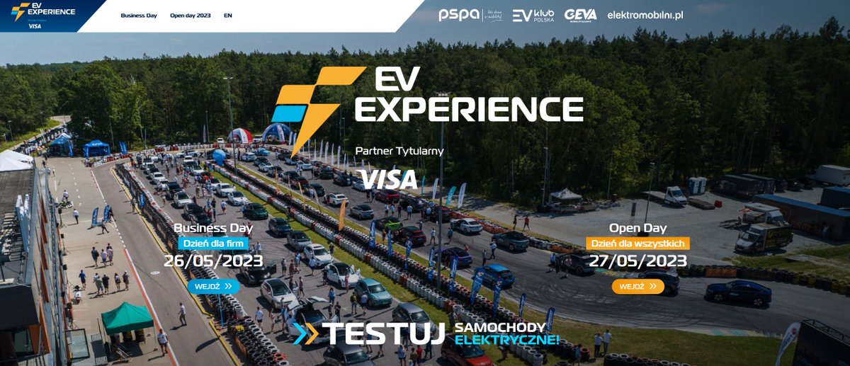 elektromobilni's tweet image. 📣 Dziś #OpenDay na #TorModlin w ramach #EVExperience - największe elektromobilne #show w 🇵🇱 i tej części 🇪🇺 via @_PSPA @EvKlubPolska pod patronatem m.in. @VISA_PL @OfficialPZM @ITS_waw_pl Więcej na evexp.pl