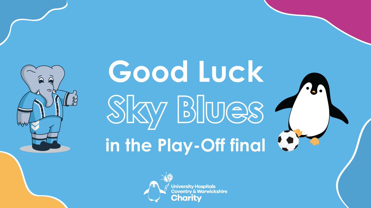 We would like to wish our friends at <a href="/Coventry_City/">Coventry City</a>  the best of luck in the Championship Play-Off final later today ⚽

Play up Sky Blues! 💙

#PUSB